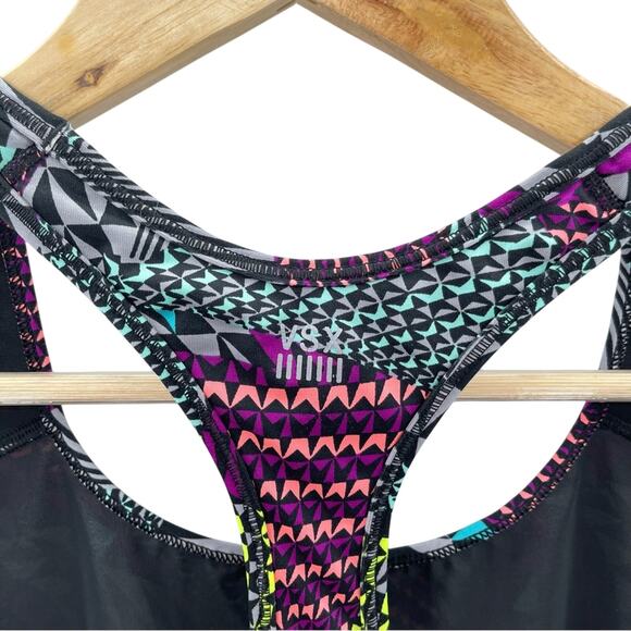 VICTORIA'S SECRET VSX Sport Player Racerback Sport Train Bra Multi Color Size M - Picture 4 of 7